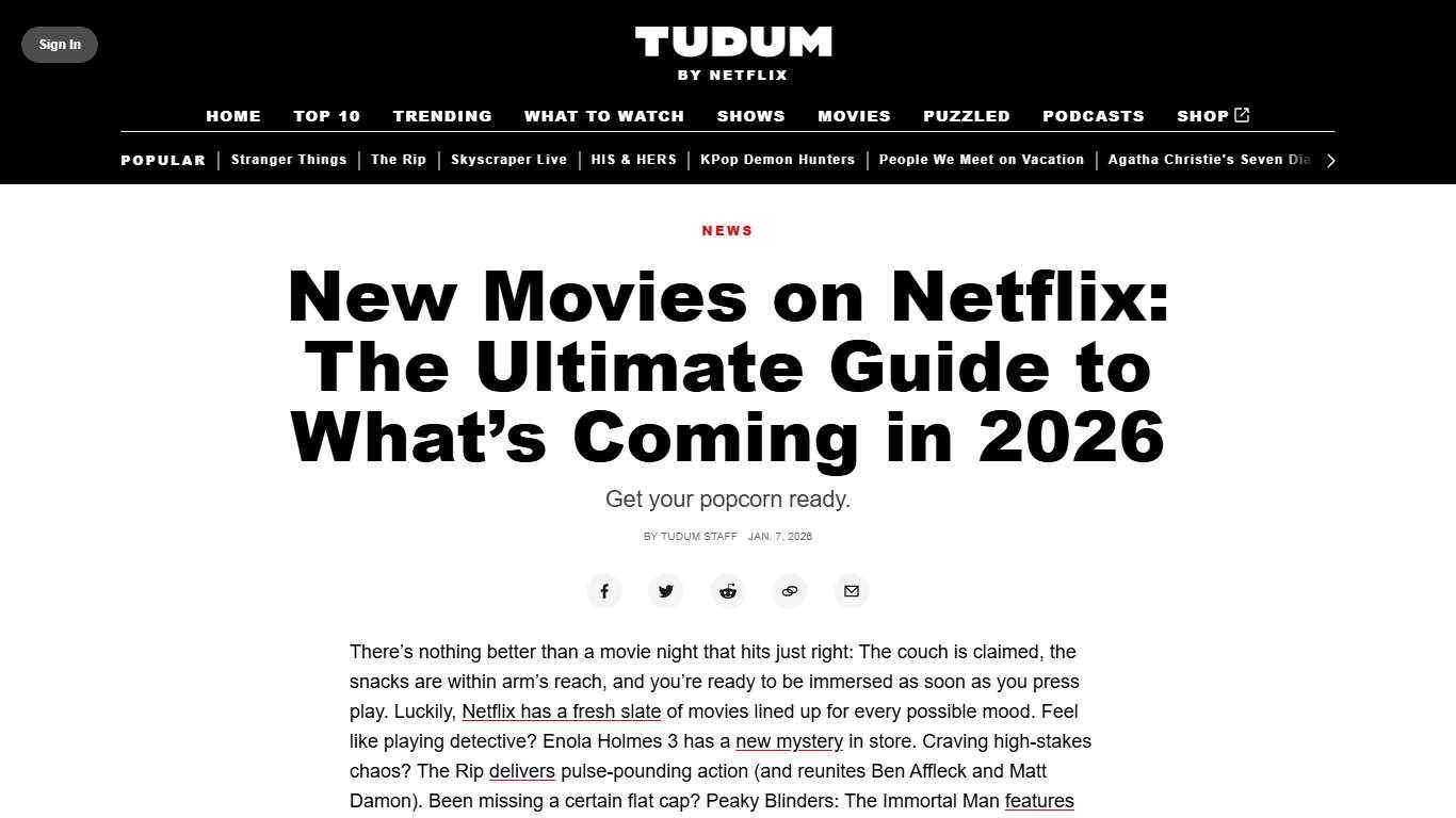 New Movies on Netflix in 2026 - Netflix Tudum